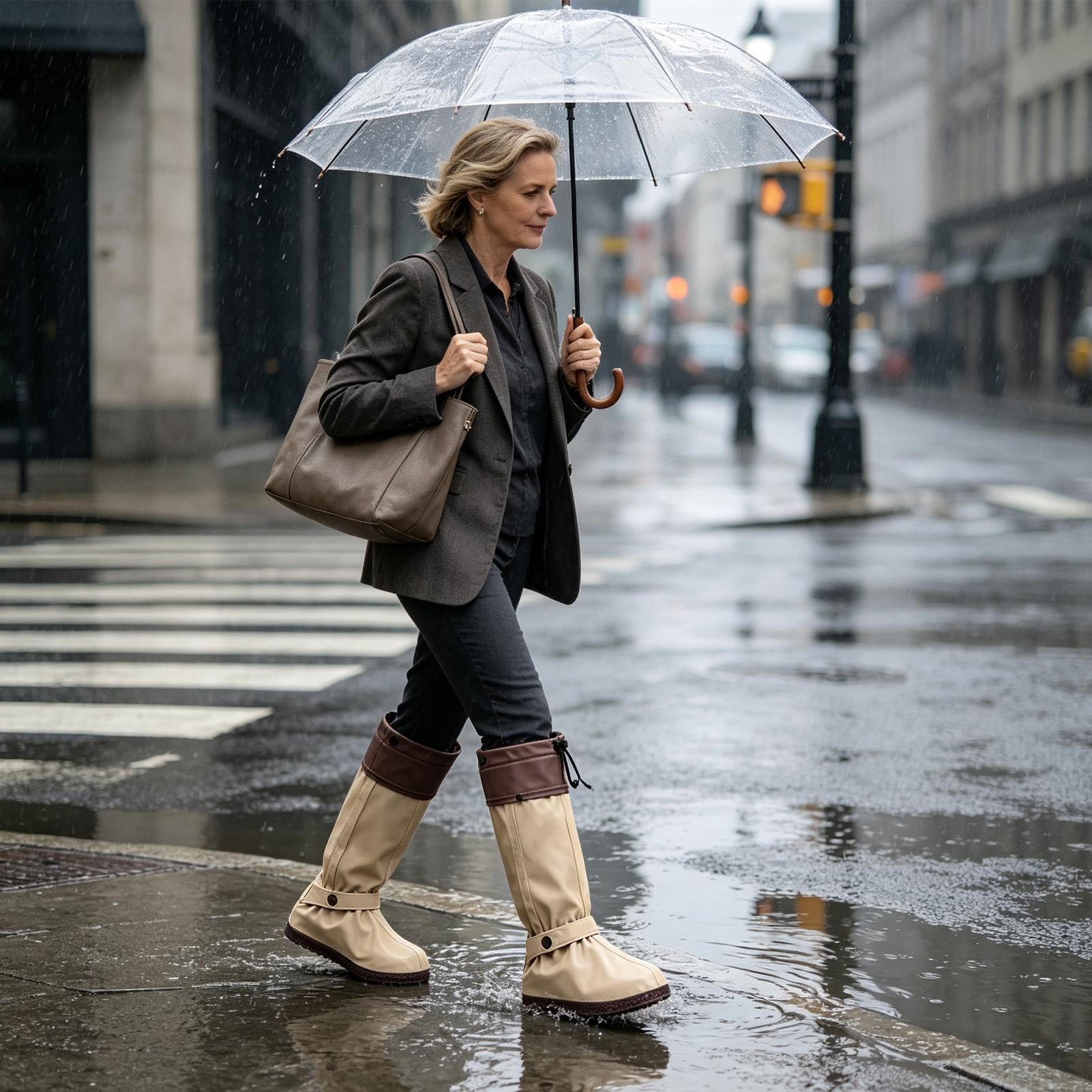 Rain Shoe Covers Zipper Anti-S - Cycling Commute In Rain recension och pris