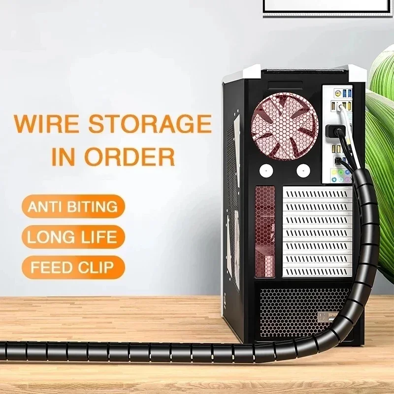 2M/1M 16mm/10mm Cable Organize - Cable Lock Flexible recension och pris