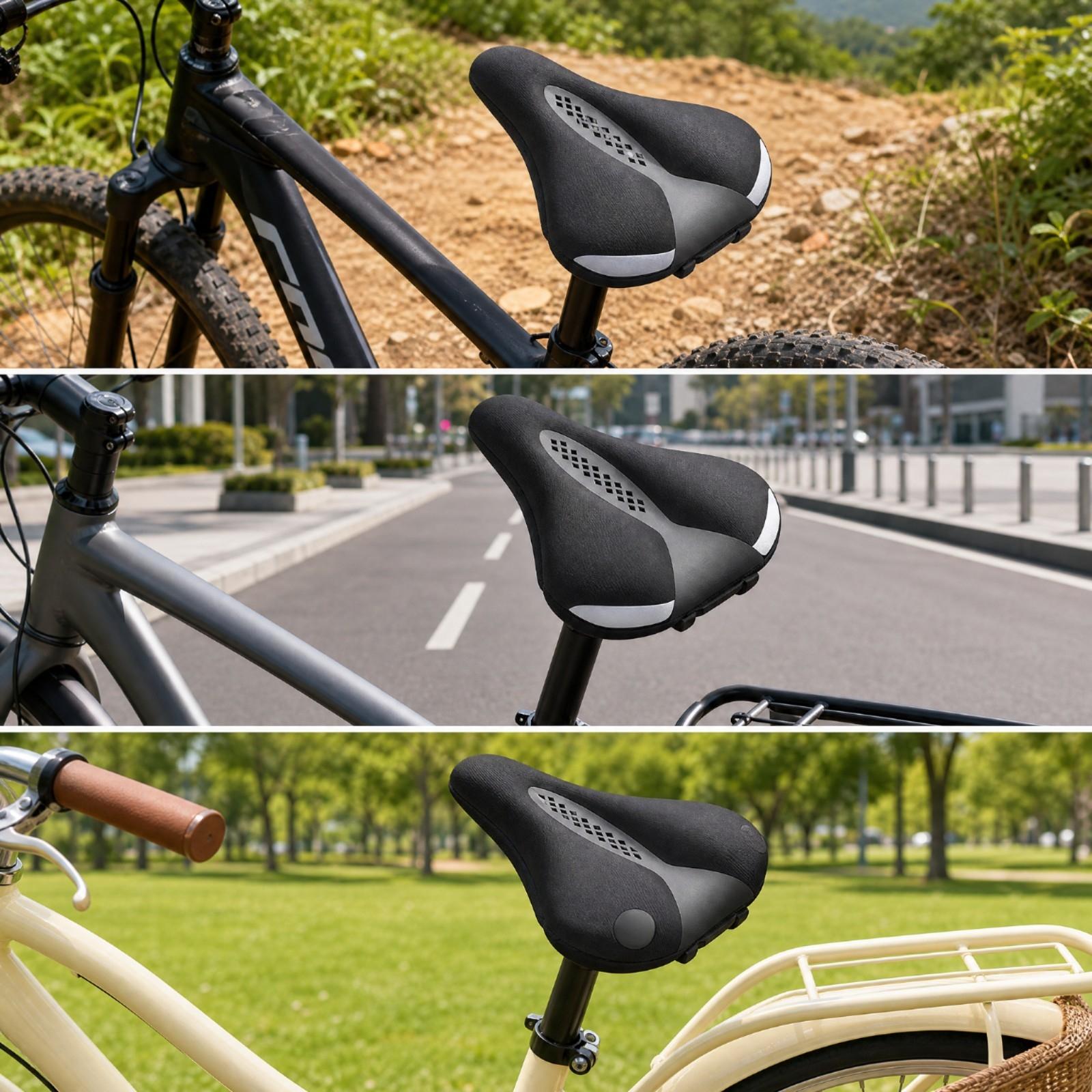 Supportive Bicycle Saddle Pad  - Cycling Commute In Rain recension och pris